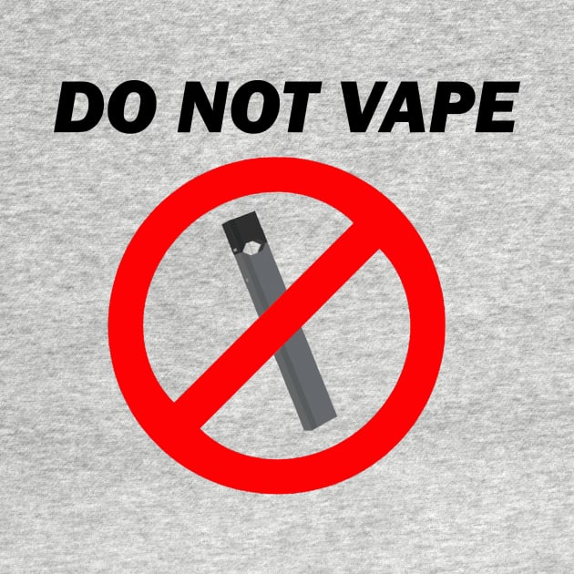 Do Not Vape by Water Boy